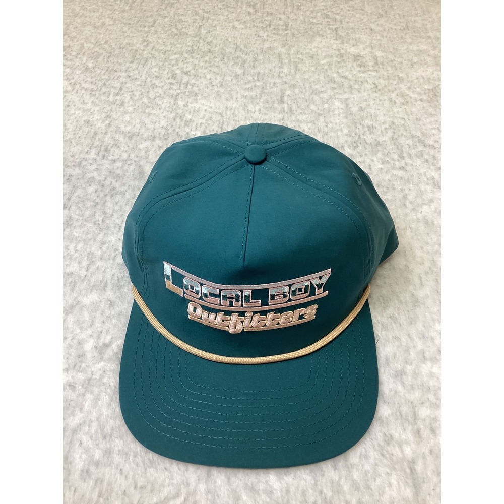 Local Boy Outfitters Between The Lines LP Rope Hat Teal Snapback L3000455 OSFM.
